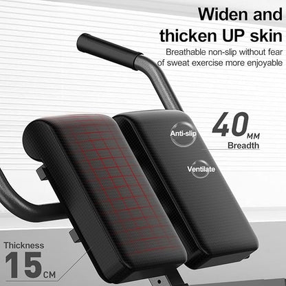 cdar Roman Chair, Adjustable Back Extension -Bench Hyperextension Roman Chairs Ab Workouts Sit Up Gym Machine Abdominal Muscle Trainer Exercise Equipment for Home Gym