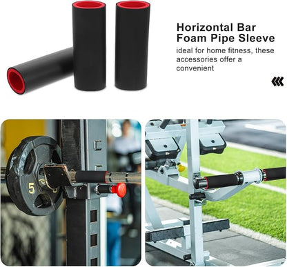 3 Pcs Pull-up Bar Foam Sleeve Pads 105mm Anti-slip Bar Protectors for Home Gym Doorway Workout Fitness Equipment Accessories