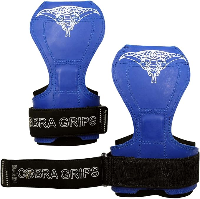 Cobra Grips PRO Weight Lifting Gloves Heavy Duty Straps Alternative with Power Lifting Hooks Padded Wrist Support for Deadlifts & Bodybuilding