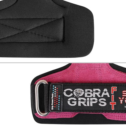 Cobra Grips PRO Weight Lifting Gloves Heavy Duty Straps Alternative with Power Lifting Hooks Padded Wrist Support for Deadlifts & Bodybuilding