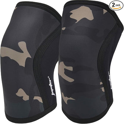 Knee Sleeves (1 Pair), 7mm Compression Knee Braces for Squats,Weightlifting,Powerlifting,Cross Training for Men & Women (Small)