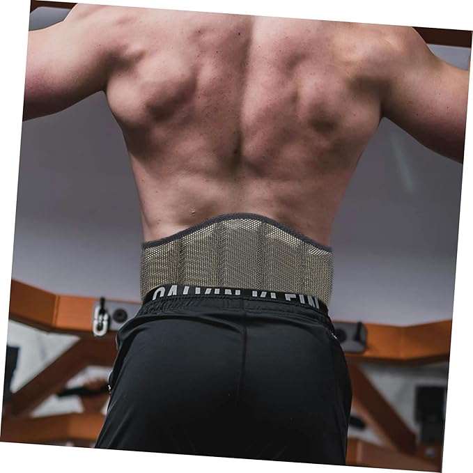 BESPORTBLE EVA Fitness Waist Belt with Lumbar Brace Support for Weightlifting and Deep Pulls Unisex Waistband for Powerlifting Squats and