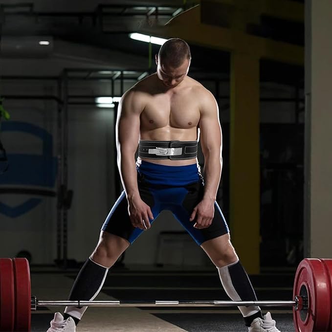 QTF'S Weight Lifting Lever Belt For Men and Women Made of Thick Leather Gym Training Belt Ideal for Weightlifting and Bodybuilding Squats and Deadlifts