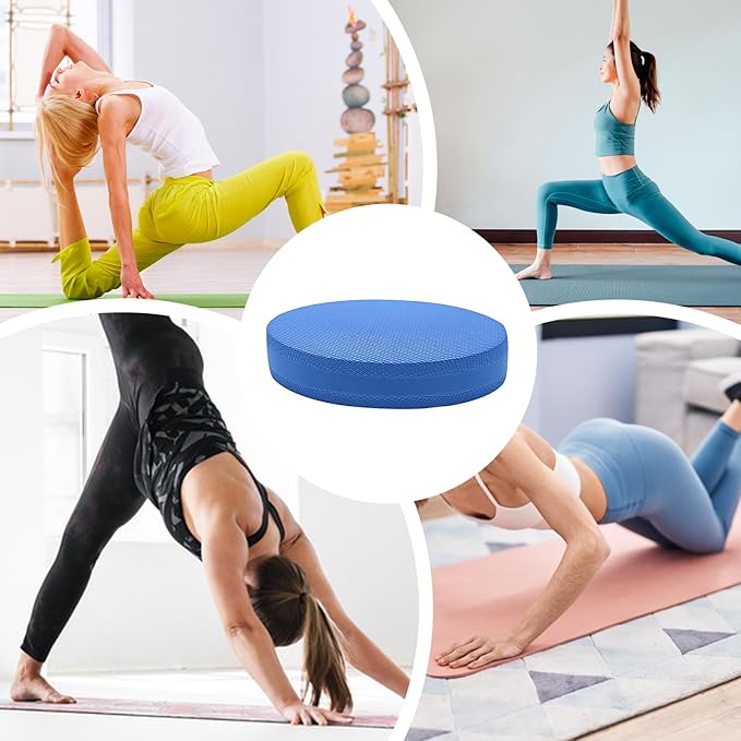 Stability Balance Pad, Foam Exercise Cushion, Cushioned Workout with Non Slip, High Density Foam Yoga Training Pad for Fitness Exercise, Trainer for Workout Rehabilitation