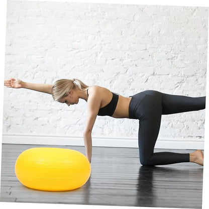 Portable Reusable Core Ball for and Yoga Lightweight Exercise Ball for Strengthening and Balance Training for Core Muscle Workouts