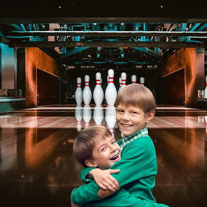 Bowling Backdrop Let's Strike Up Some Fun Photography Background Bowling Birthday Party Backdrop Decors Indoor Bowling Club Backdrop Sport Game Background Kids Adults Photo Studio Props 20x10ft