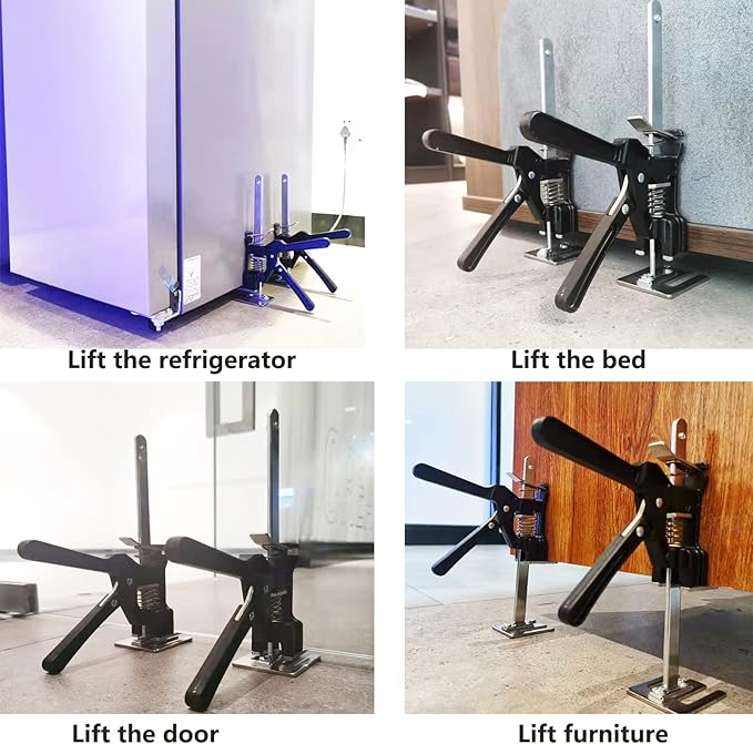 Arm Hand Tool 2PCS Labor Saving Arm,15inch Height Regulator Hand Lifting Tool, Door And Wooden Panel Lifting Cabinet Board Lifter