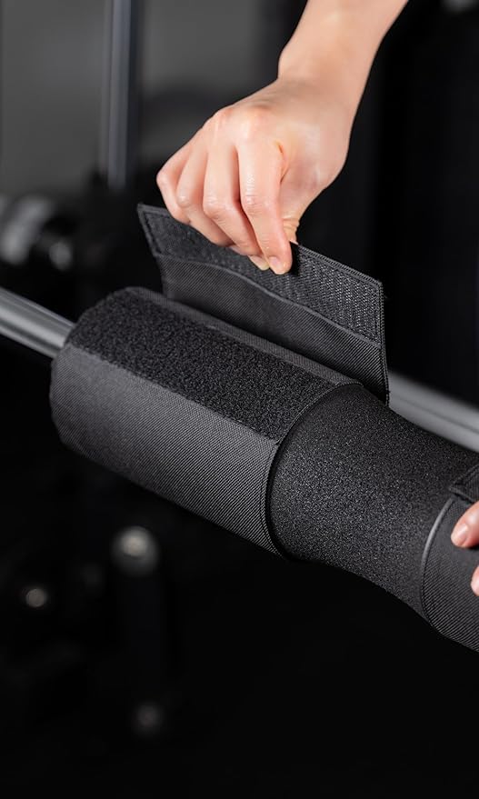 Fitgriff® Barbell Hip Thrust Pad for Squats, Lunges & Glute Bridges – Weightlifting Cushion for Neck & Shoulder Protection – Fits Olympic & Standard Bars