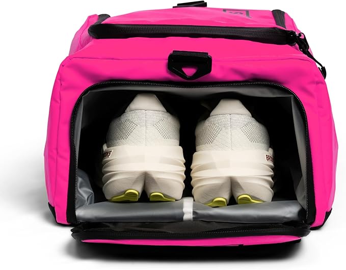 SILO Crew Drop One 26L Ultramarathon Bag - Organize Gear Efficiently for Training Racing Work, Travel - Optimized Storage: Pockets/Compartments for Easy Access Athletes Marathon Fitness Bright Pink