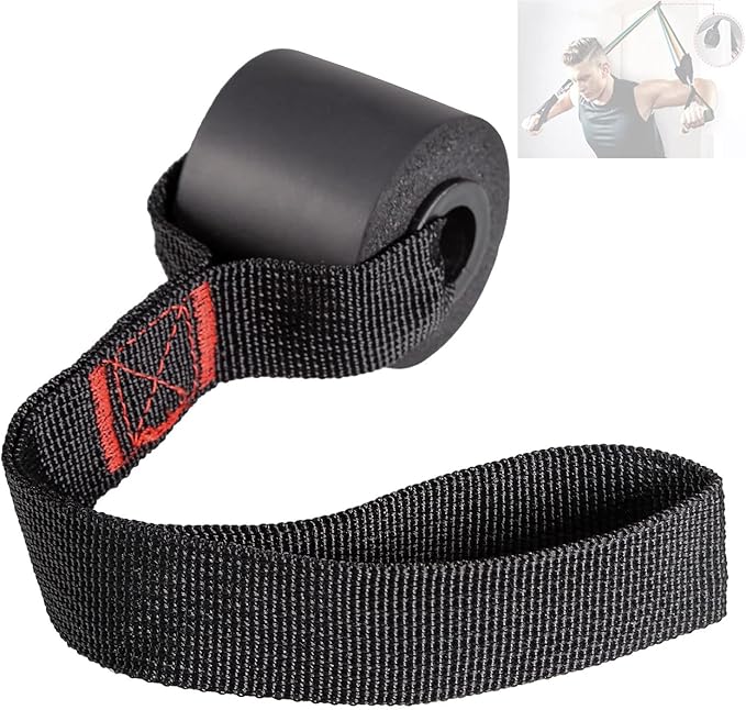 Resistance Bands Door Anchor Attachment, Secure Door Anchor Heavy Duty Door Anchor for Resistance Bands, Door Jamb Anchor for Fitness Workout Band