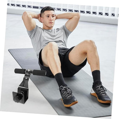 Generic Sit Up Bar Foot Holder Portable Sit-up Assistant Device for Home Fitness Adjustable Abdominal Curl Trainer Ergonomic Design for Easy Use for Indoor Workouts