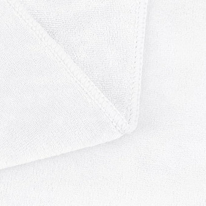 JML Microfiber Bath Towels, Bath Towel 2 Pack(35" x 70"), Oversized, Soft, Super Absorbent and Fast Drying, Multipurpose Use for Sports, Fitness, Yoga, Microfiber White