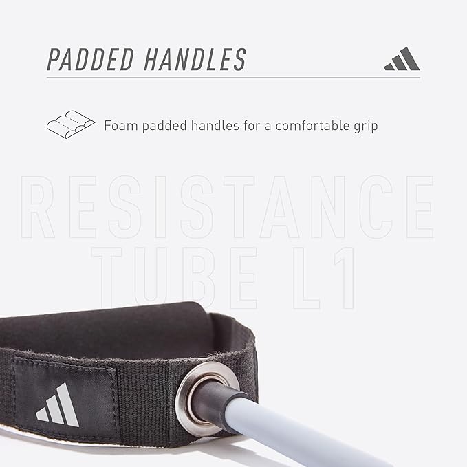 adidas Resistance Tube with Handles - Available in Three Weight Levels