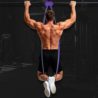 Pull Up Bands, Resistance Bands, Pull Up Assistance Bands Set for Men & Women, Exercise Bands for Working Out, Body Stretching, Physical Therapy, Muscle Training at Home, Gym