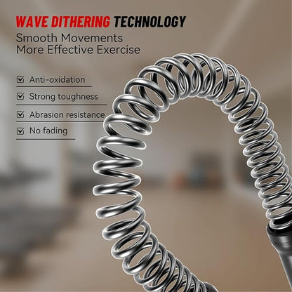 Cordless Ropeless Battle Ropes for Home Gym – Portable Weighted Workout Rope for HIIT, Cardio & Strength Training, Low-Impact Full Body Exercise Equipment for Men & Women