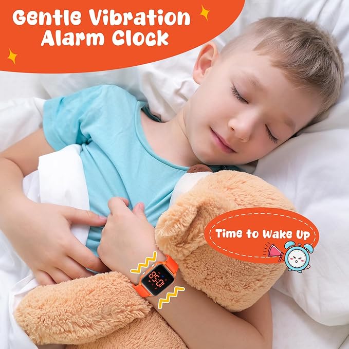 Kids Digital Watches for Boys Girls, Sports Watch with Fitness Tracker, Pedometer, Alarm Clocks, Stopwatch, No App Needed Waterproof Kids Watch, Gift for Teens Student Girls Boys Ages 5-14