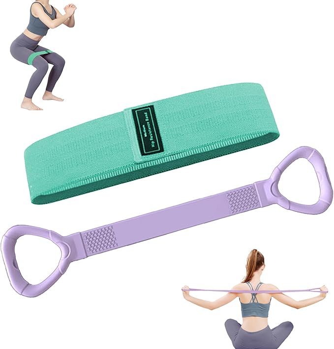 Full Body Resistance Bands Set for Women & Men, Professional Upper & Lower Body Workout Bands for Arms, Legs, Glutes, Yoga, Strength Training, Home Gym Fitness Equipment