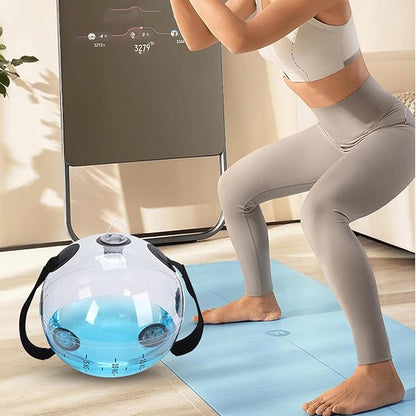 Weight Ball - Water Bag Training Baseball, Core and Balance Device | Adjustable Water Training Bag with Handle, Aerobic Exercise Fitness Equipment, Weight Equipment for Strength Balance and Core Train