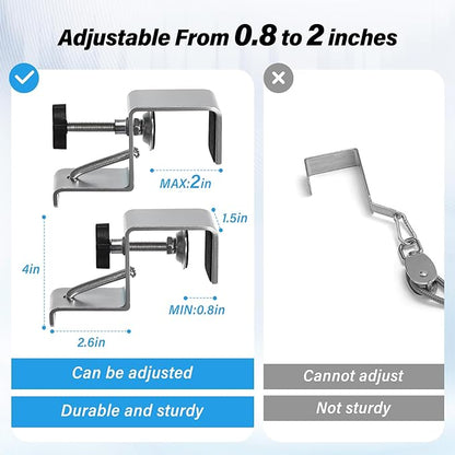 Shoulder Pulley – Adjustable Metal Door Clamp and Metal Pulley,Over The Door Pulley for Shoulder Rehab