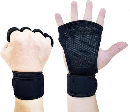 Workout Gloves for Men Workout Gloves Women, Wrist Wraps Wrist Straps for Weightlifting, Versa Grips Lifting Wrist Wraps Weight Lifting Gloves Gym Gloves for Men & Women