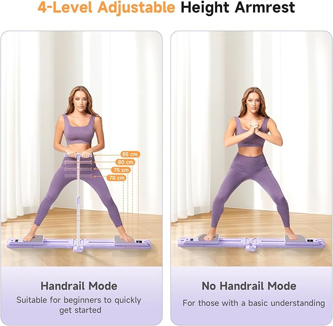 Foldable Ski Machine Exercise Equipment, Leg Exercise Machine, Multifunctional Pilates Board, Pilates Reformer Machine