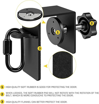 Wall Anchor, Doorway Mount Resistance Band Wall Anchor Home Gym System for Strength Training, Yoga & Full Body Workouts