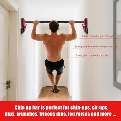 Door Pull Up Bar Doorway Chin Up Bar for Home 76-100 cm (29.92in-39.37in) No Screws Home Workout Equipment