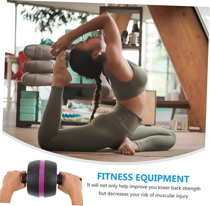 Ab Roller Wheel with Extra Mat Automatic Rebound Abs Fitness Equipment for Home Use Core Strengthening Workout for Men and Women Beginner Friendly Abdominal Trainer