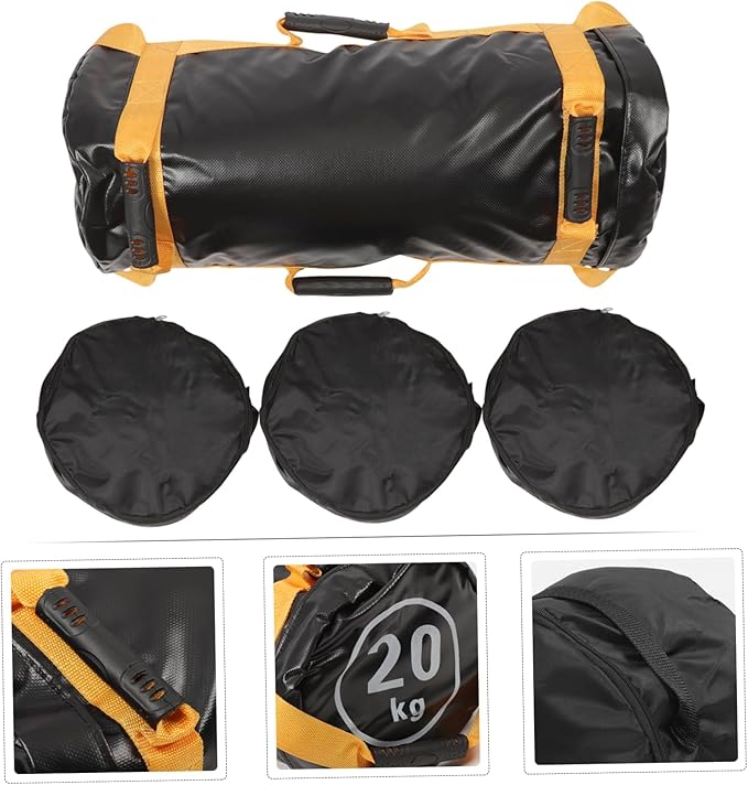 POPETPOP 20kg Weight Training Sandbags Versatile Fitness Bag for Muscle Training Durable and Fillable Gym Weight for Men Women for Strength Workouts