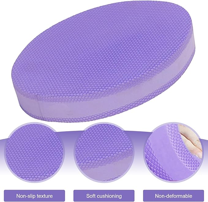Exercise Balance Pad, Non-Slip Elastic Foam Balance Pad, 11x7x2 Inch Exercise Equipment for Fitness and Stability, Yoga, Physical Training Foam Cushion