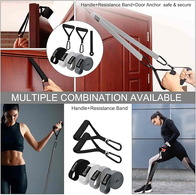 Long Bands for Working Out - Long Resistance Bands for Women Long Workout Bands Long Resistance Bands for Working Out Long Loop Resistance Bands Large Loop Resistance Bands Body Bands for Working Out