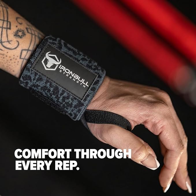 Wrist Wraps for Weightlifting (USPA & IPL Approved) - 18” Premium Quality Wrist Straps for Weightlifting - Weight Lifting Wrist Wraps with Thumb Loop - Best Gym Wrist Wraps for Lifting Weights, Curls & Dips - Lifting Wrist Wraps for Bench, Powerlifting...