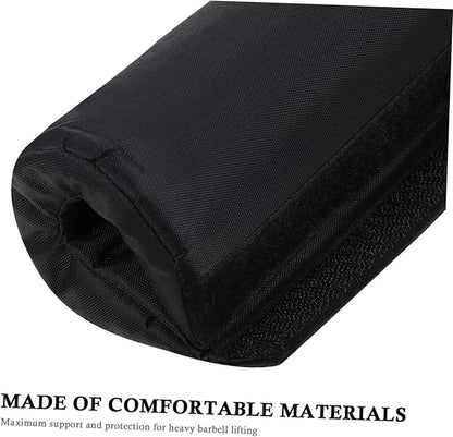 2pcs Weight Lifting Barbell Pad High Grip Shoulder Protective Cushion for Squats Lunges and Hip Thrusts Lightweight Easy to Install Distributes Weight for Comfort