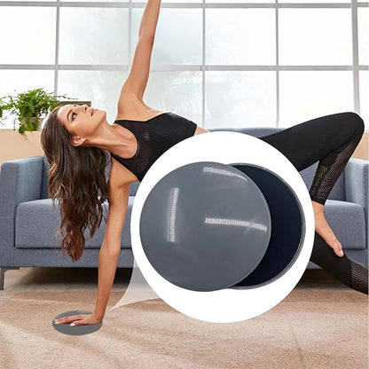 Fitness Sliders: Two-Side Sliding Discs for Home Gym and Core Workouts with Anti-Slip PP EVA Construction | Durable and Yoga Sliders