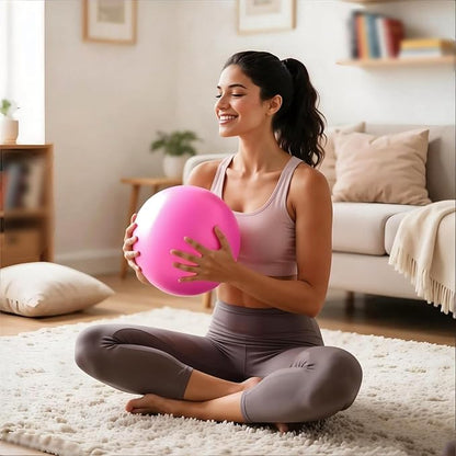 Small Exercise Ball 9 inch Pilates Ball Mini Yoga Ball Anti Burst Balance Physical Therapy Balls