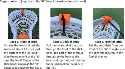 B-Lax Blast – The Lacrosse Rebounder That Uses a Regulation Lacrosse Ball – Solo Trainer for Backyard Practice – Training Gear & Gift for Boys & Girls