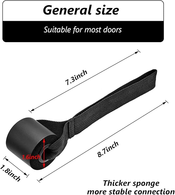 Sumind 4 Pieces Door Resistance Bands Cable Door Foam Exercise Training Strap for Workout Fitness