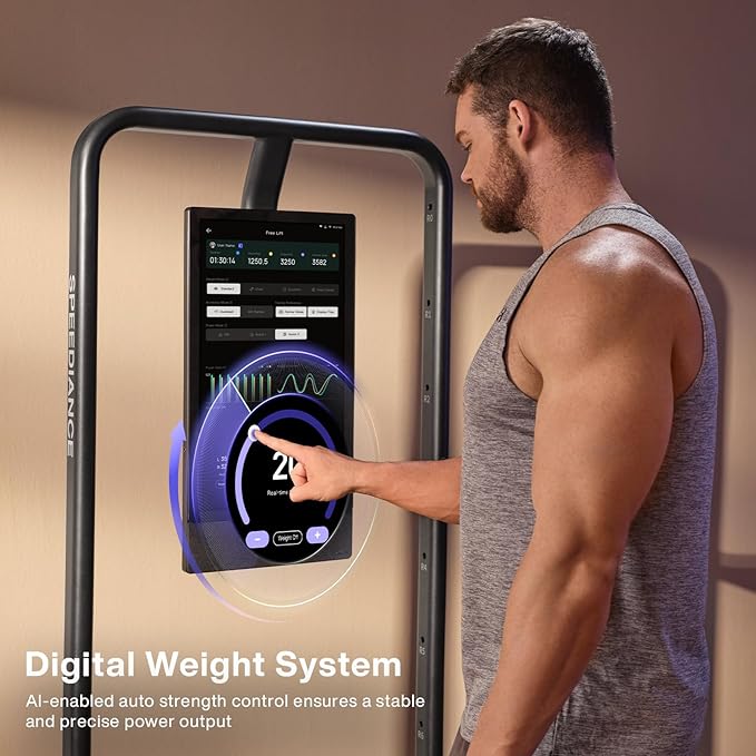 Speediance Smart Home Gym, Multi-Functional Gym Machine for Full Body Strength Training, All-in-one Gym Equipment, Digital Weight System, Workout Station, Squat Rack, Gym Monster 2