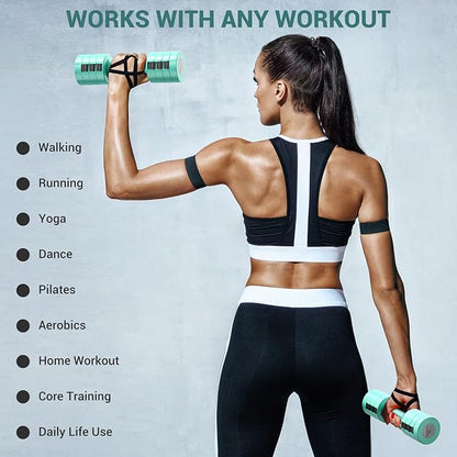 Sportneer Adjustable Dumbbells Hand Weights Set: 5 lb Dumbbell Set of 2 Each 2lb 3lb 4lb 5lb Free Weights Fast Adjust Weight 4 In 1 Weights Dumbbells Set for Women Men Home Gym Exercise Training