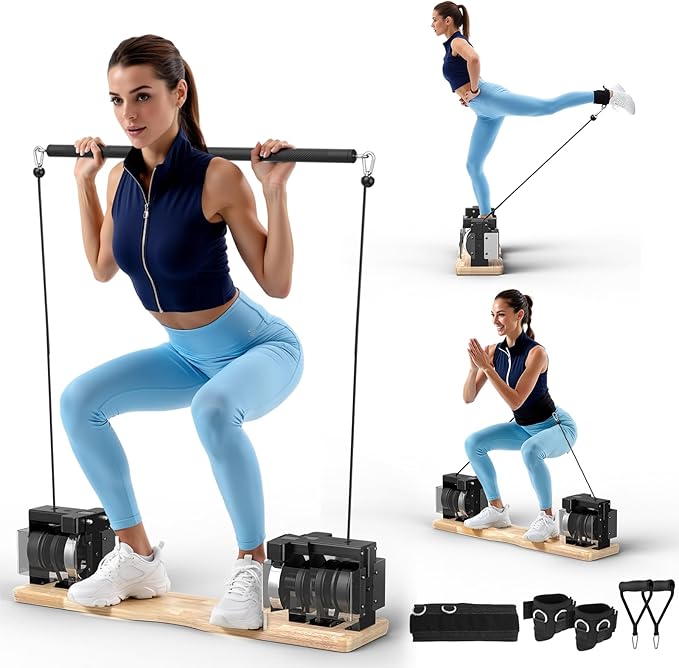 RevFit Home Gym Equipment – All-in-One Portable Workout Machine for Full-Body Strength Training, Compact Home Fitness System