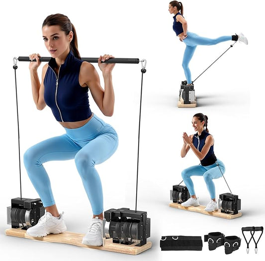 RevFit Home Gym Equipment – All-in-One Portable Workout Machine for Full-Body Strength Training, Compact Home Fitness System