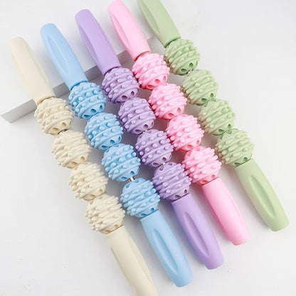 Handheld Muscle Roller Stick Tension Release Sports Tool for Reducing Soreness and Tightness in Back Arm Shoulders Legs