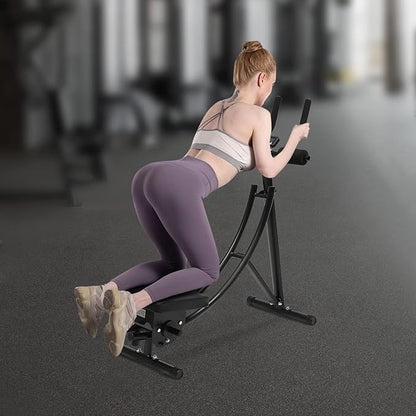 Ultimate Core Workout, Ab Exercise Machine for Home Use, Abdominal & Core Fitness Equipment, Less Stress on Neck, Back, and Shoulders, 330lbs Weight Capacity