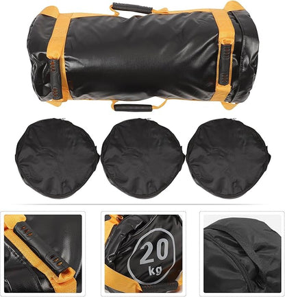 VALICLUD Weight Lifting Sandbag 20kg Empty Training Bag for Strength Conditioning Men Women Gym Workout