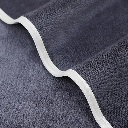 Gym Towels Microfiber Super Soft Towel for Yoga Fitness, Sports, Workout, Quick-Drying Cycling Towels（14x29inches, Grey+Blue+Purple)