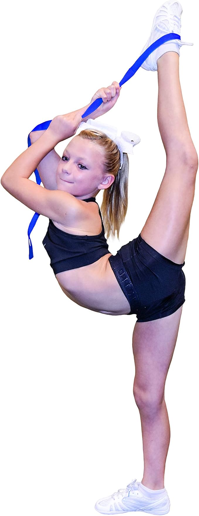 Myosource Kinetic Bands Cheerleading Flexibility Stunt Strap - Improve Stretching and Stunts for Cheer Dance Gymnastics & Physical Therapy – Stocking Stuffers Present for Kids Girls Adults - 12 Colors