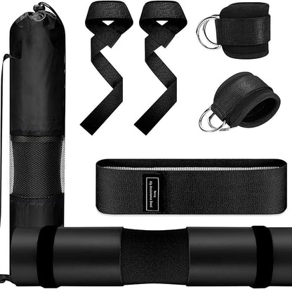 Sport Barbells Machine Compatible Hip Thrusts Pad Set Comprising Essential Accessories Suitable for Routines Nonslip Barbells Pad