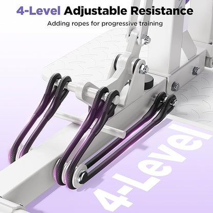 FEIERDUN Adjustable Deep Squat Machine - 7 Level Resistance Glute & Leg Trainer for Home, Multi-Functional Equipment for Women to Strengthen Core, Hips and Thighs