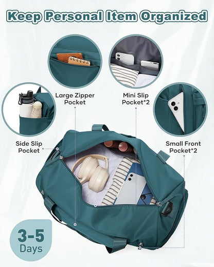 Gym Bag Womens,Travel Duffel Carry on Bag Sport Tote Bag Weekend Overnight Bag