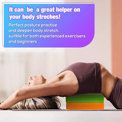 Hanaive Balance Pad Foam Pad Yoga Mat Trainer Non Slip Cushion Exercise Knee Mat for Fitness Stability Stretching, Pilates, Physical Therapy, Core Trainer, 11.81 x 7.87 x 1.97 Inch